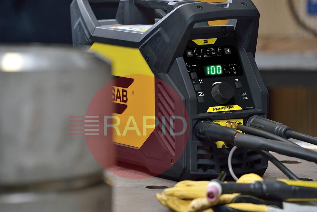 0447700911  ESAB Renegade ET 210iP Ready To Weld Air-Cooled Package with 4m TIG Torch - 115 / 230v, 1ph
